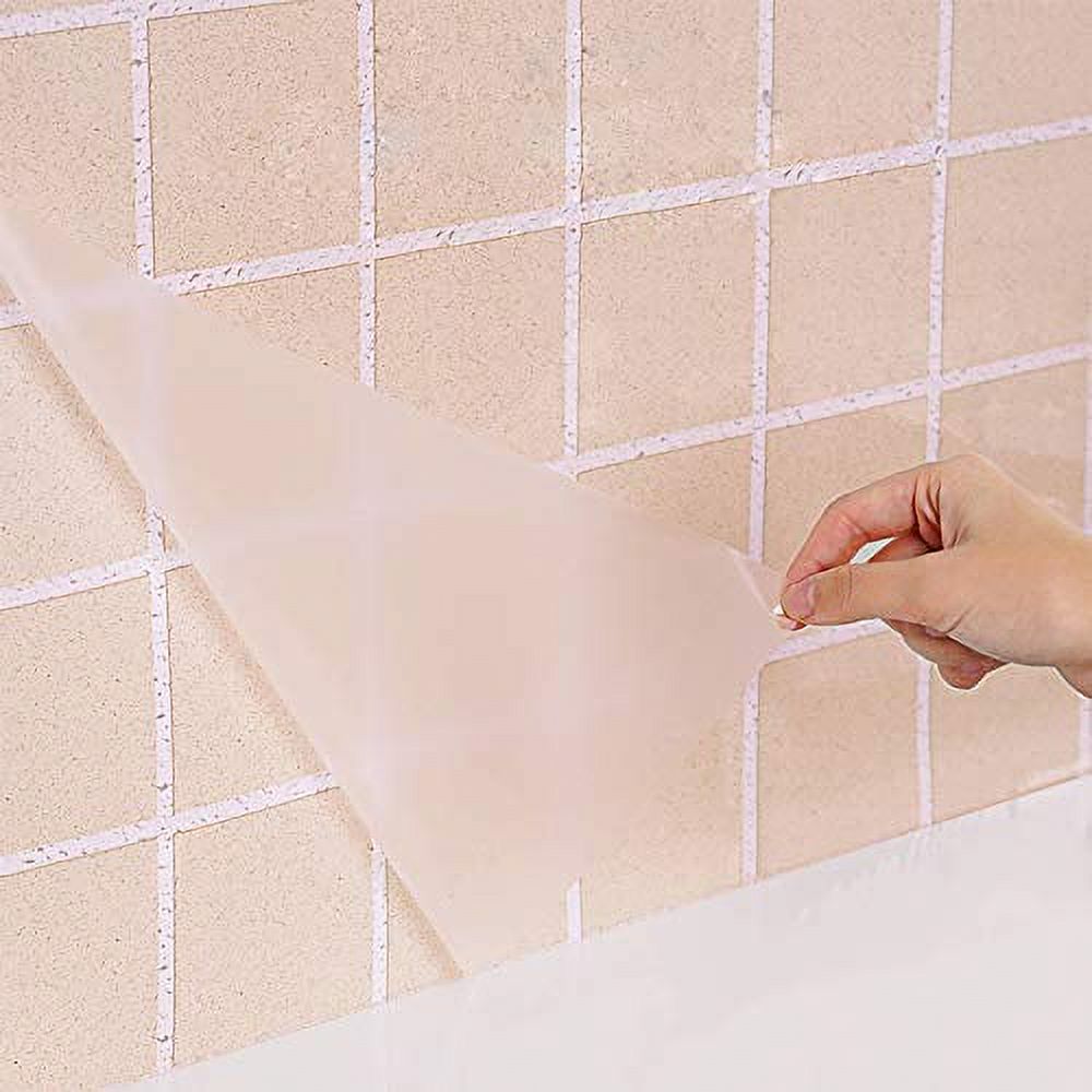 Clear Glossy Self Adhesive Film Covering Removable Protective Film Contact  Paper Shelf Drawer Liner Transfer Tape Roll 17.7 x 9.8' 